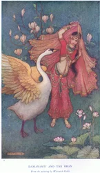 Damayanti und der Schwan